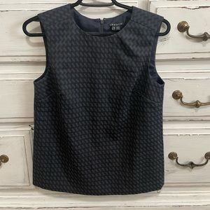 Blue & black work top